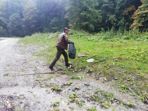 Acțiune de curățare a deșeurilor